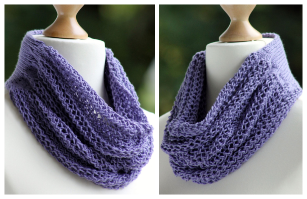 Knit Divine Drape Cowl Free Knitting Pattern