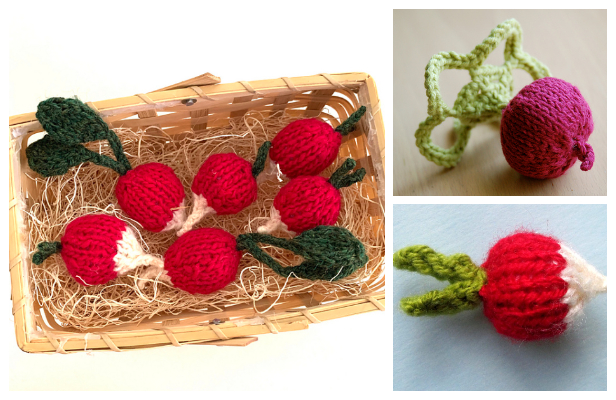 Knit Radiant Toy Radish Free Knitting Patterns