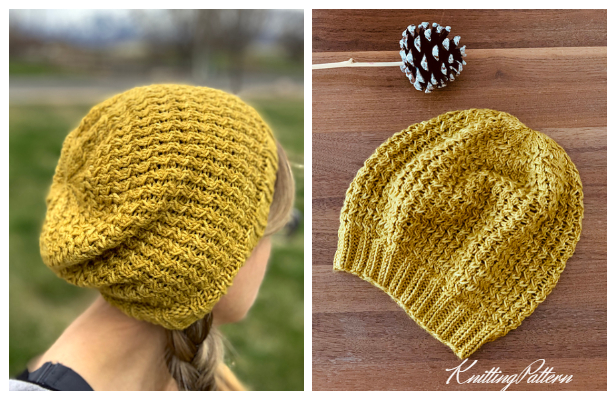 Knit Victoria Street Cable Hat Free Knitting Pattern