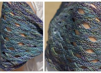 Drop Stitch Lace Shawl Free Knitting Pattern