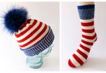 Home of the Braves Hat Set Free Knitting Patterns