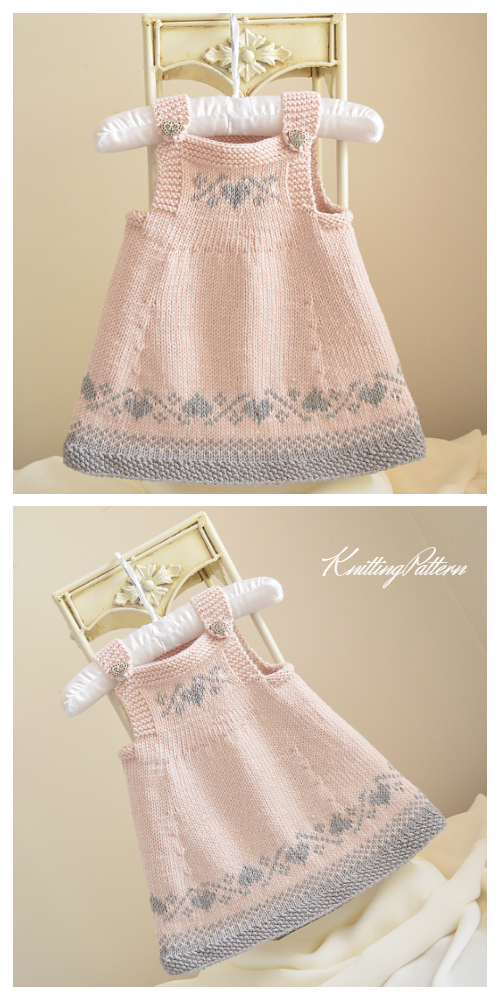 knitted pinafore dress pattern