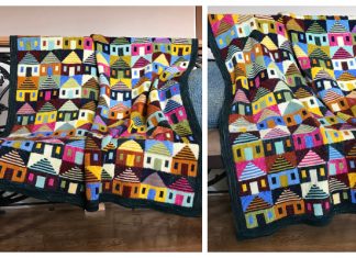 Knit Safe at Home Blanket Knitting Pattern