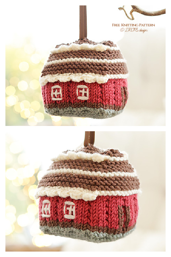 Winter's Tale Miniature House Toy Free Knitting Pattern