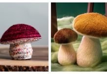 Amigurumi Toadstool Mushroom Free Knitting Patterns