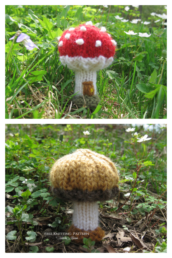 Amigurumi Mushroom Free Knitting Pattern