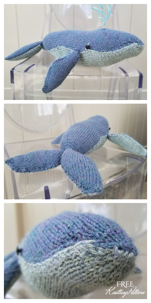 Amigurumi Toy Whale Free Knitting Patterns