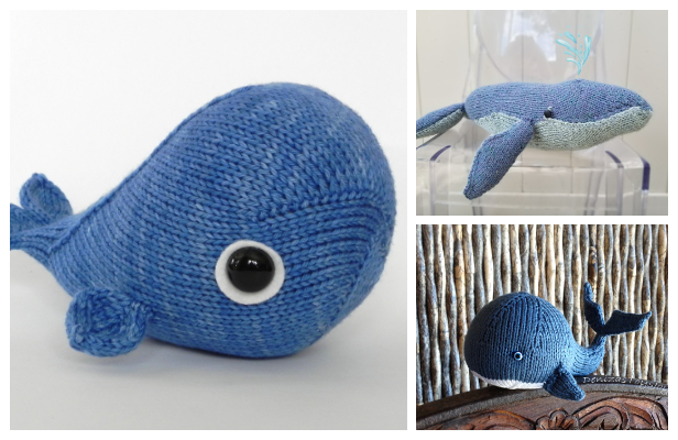 Amigurumi Toy Whale Free Knitting Patterns & Paid