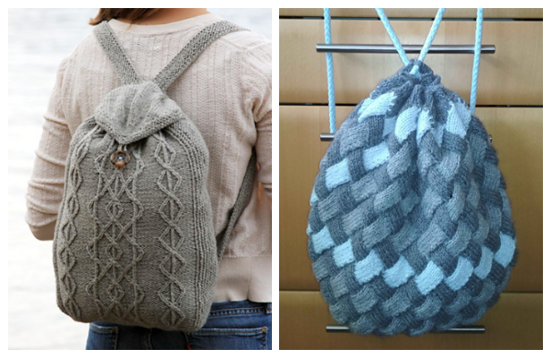 Far away Fitness Children's Palace Knit Backpack Free Knitting Patterns - Knitting Pattern