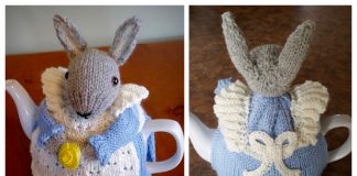 Knit Bunny Rabbit Tea Cozy Free Knitting Pattern