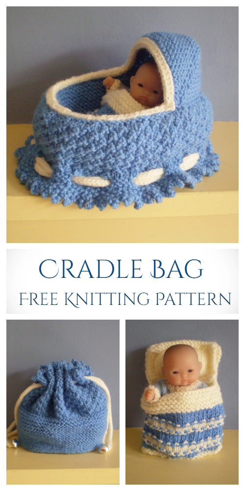 Knit Cradle Bag Free Knitting Pattern