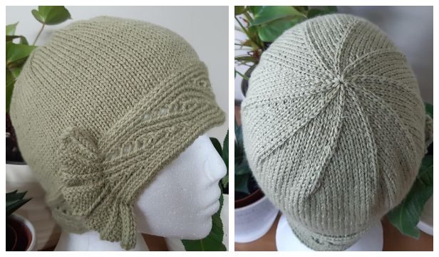 knit cloche hat free pattern