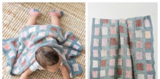 Knit Mitered Square Blanket Free Knitting Pattern