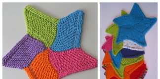 Knit Starfish Cloth Free Knitting Pattern