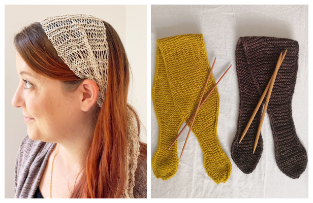Knit Summer Headband Free Knitting Patterns