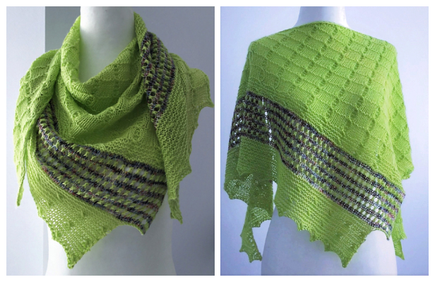 Knit Urban Living Lace Shawl Free Knitting Pattern