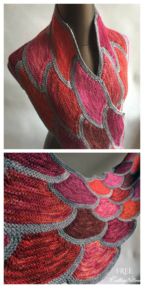 Tipping the Scales Shawl Free Knitting Pattern