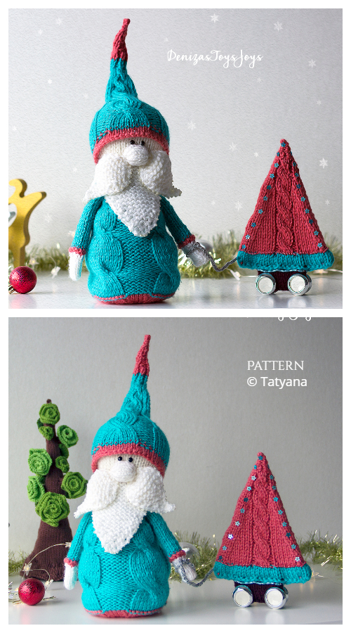 Amigurumi Glamorous Gnome Knitting Pattern