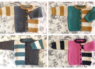 Gingersnap Baby Cardigan Free Knitting Pattern