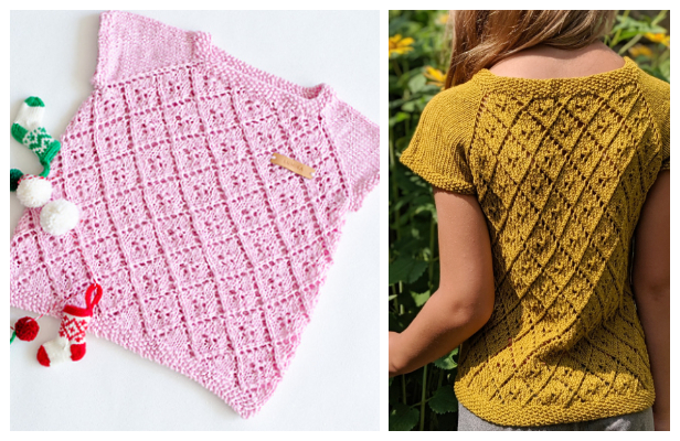 Kids Westwind Tee Top Free Knitting Pattern