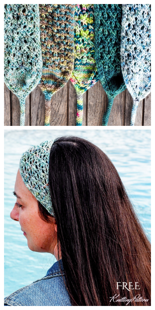 Knit Summer Beach Headband Free Knitting Patterns