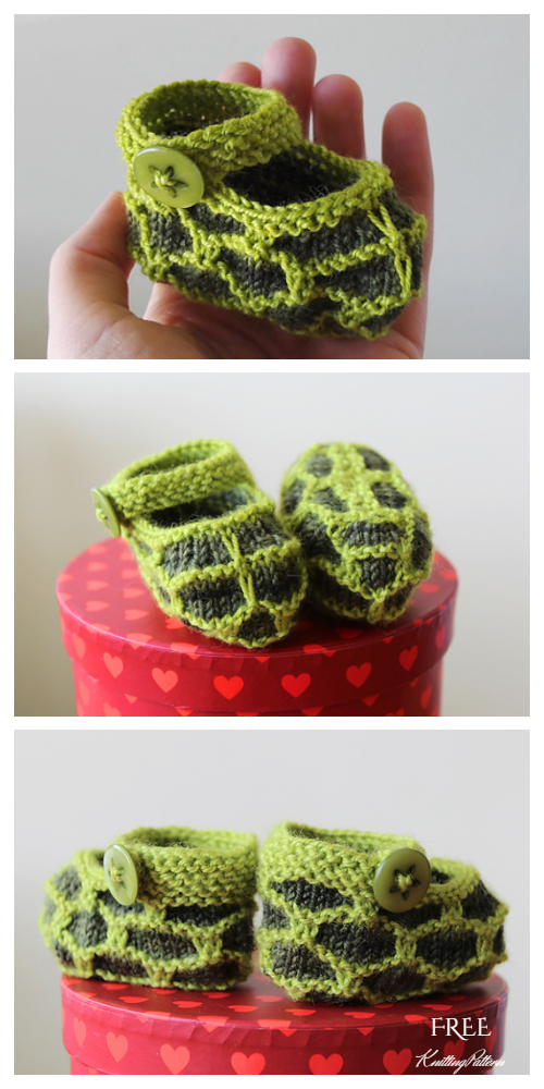 Turtle Baby Booties and Mittens Free Knitting Patterns