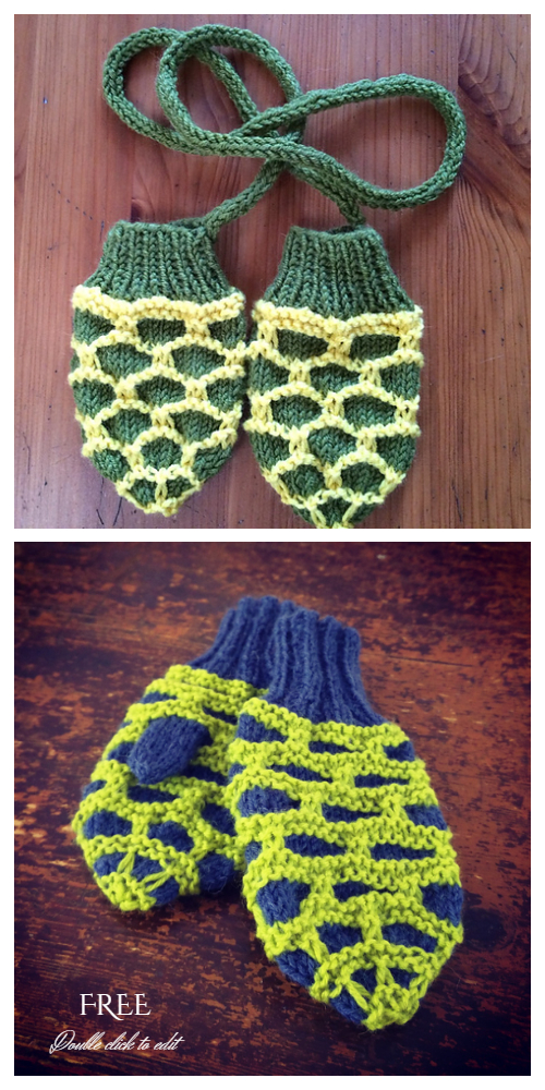 Turtle Baby Booties and Mittens Free Knitting Patterns