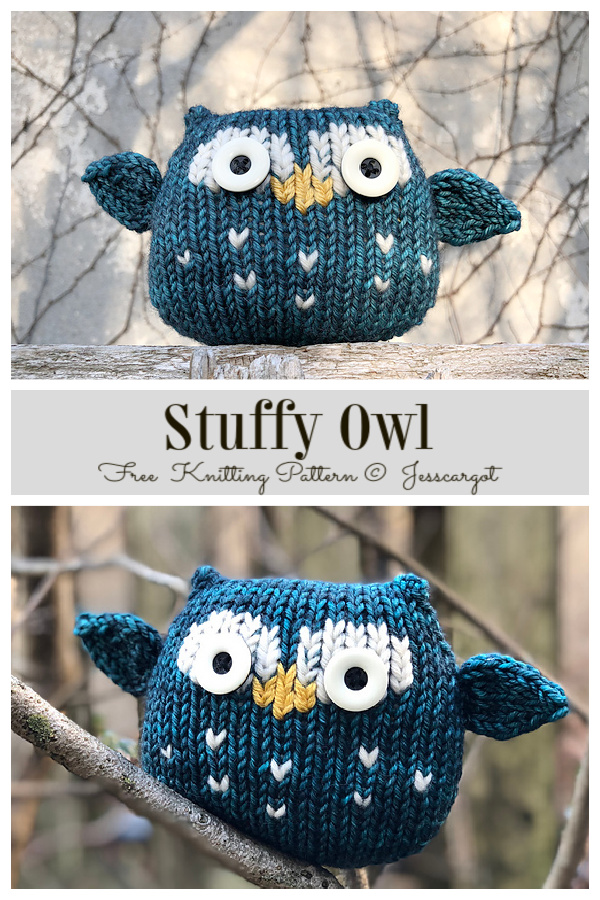 Amigurumi Stuffy Owl Free Knitting Patterns