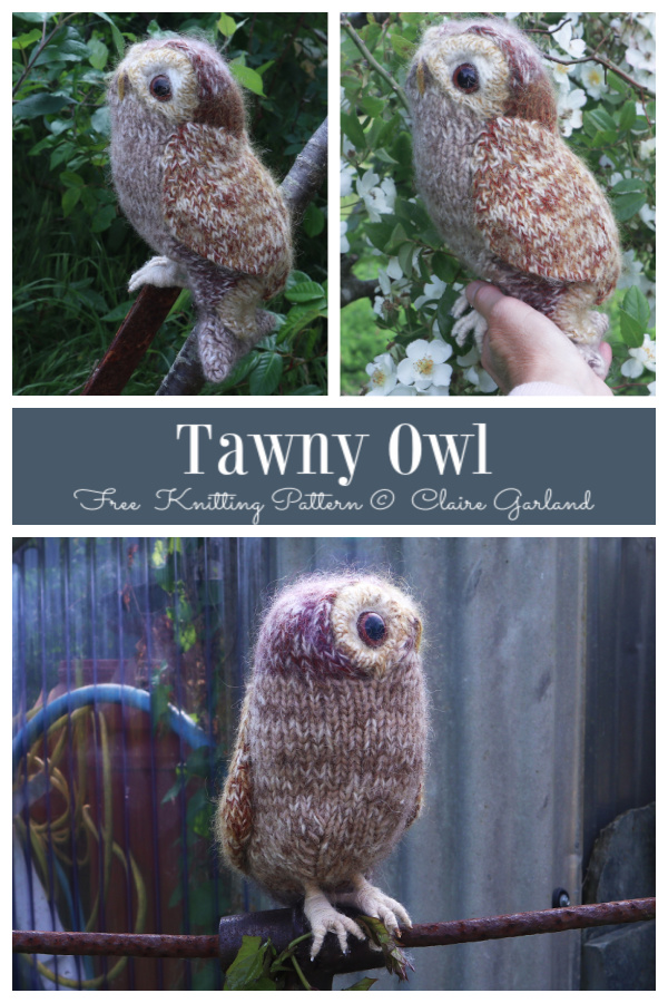Amigurumi Tawny Owl Free Knitting Patterns