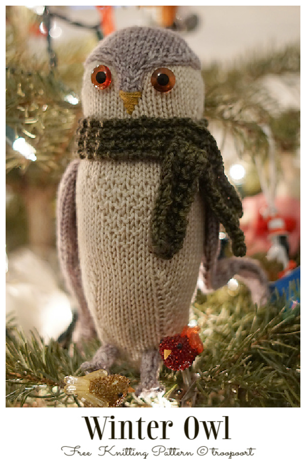 Amigurumi Winter Owl Free Knitting Patterns