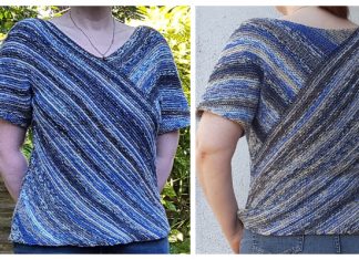 DIY Garter Stitch Top Free Knitting Pattern