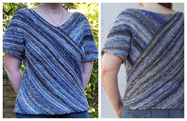 DIY Garter Stitch Top Free Knitting Pattern