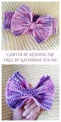 Hair Bow Free Knitting Patterns - Knitting Pattern