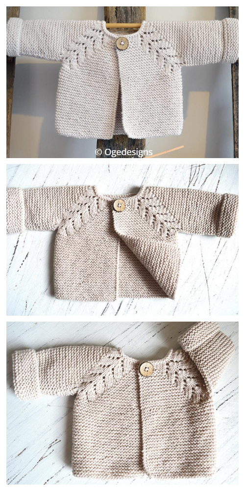 Knit Norwegian Fir Sweater Cardigan Knitting Patterns