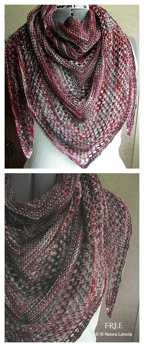 Reyna Shawl Free Knitting Pattern