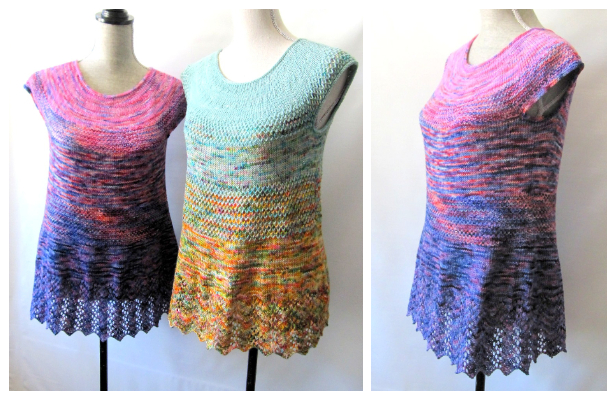 Swingy Tee Top Free Knitting Pattern