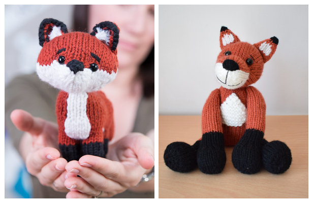 Amiguruni Fox Free Knitting Patterns - Knitting Pattern