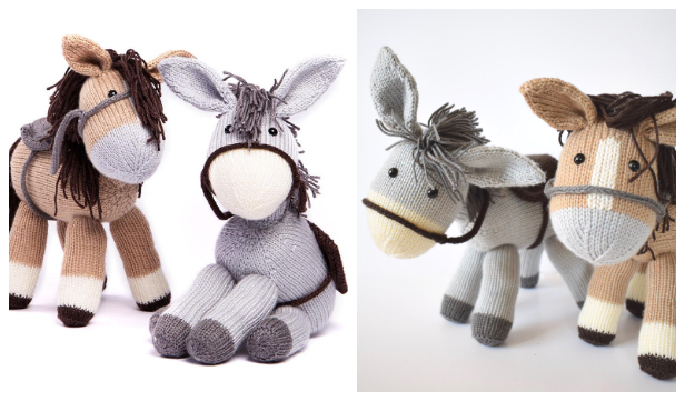 Amimgurumi Donkey Free Knitting Patterns Knitting Pattern