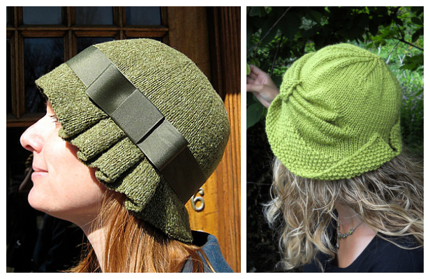 Fabulous Cloche Hat Free Knitting Patterns - Knitting Pattern
