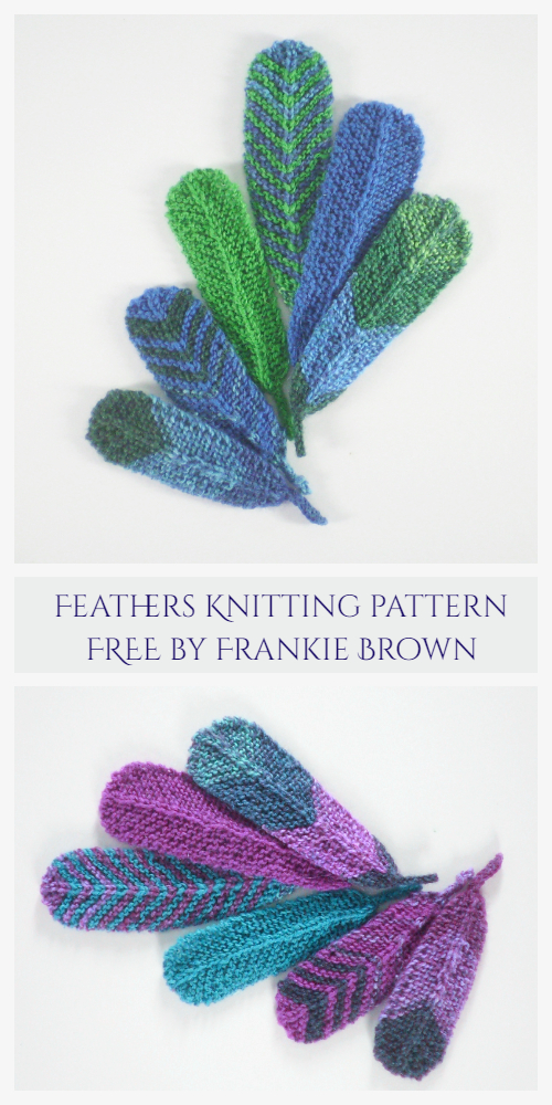 Feather Applique Free Knitting Patterns - Knitting Pattern