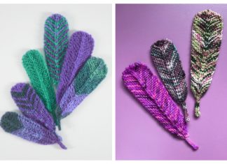 Feather Applique Free Knitting Patterns