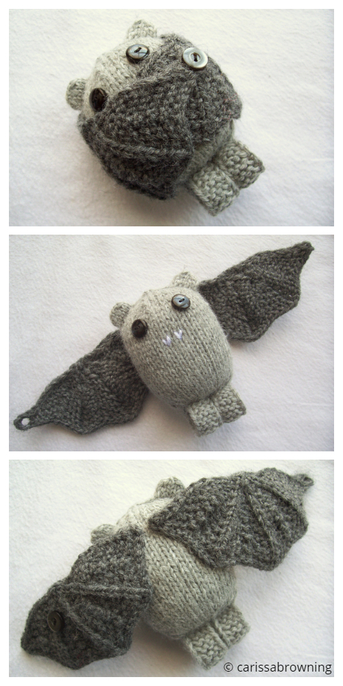 Amigurumi Halloween  Boo the Bat Knitting Patterns