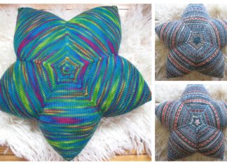 Knit Star Pillow Free Knitting Patterns