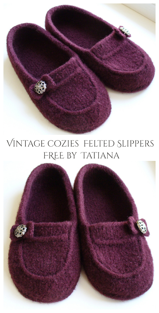 Moccasin Slippers Free Knitting Pattern