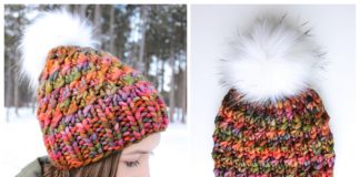 The Phoenix Chunky Beanie Hat Free Knitting Pattern