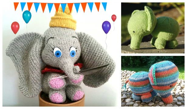 Amigurumi Baby Elephant Free Knitting Patterns Knitting