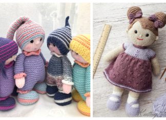 Amigurumi Cuddly Yarn Doll Knitting Patterns
