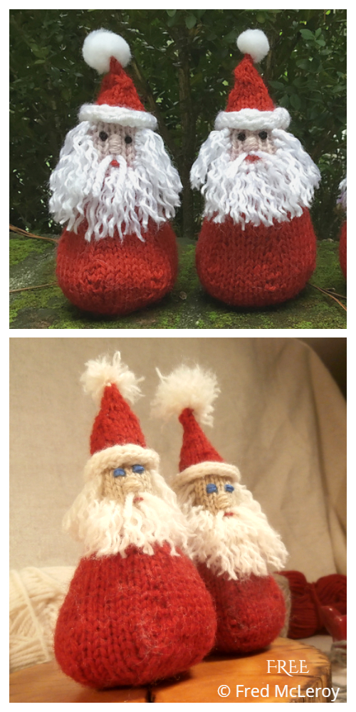 Amigurumi Santa Christmas Elf Free Knitting Patterns