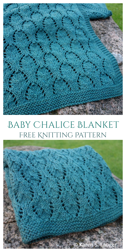 Baby Chalice Blanket Free Knitting Pattern