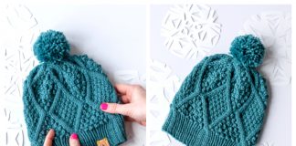 Knit Unisex January Hat Free Knitting Pattern